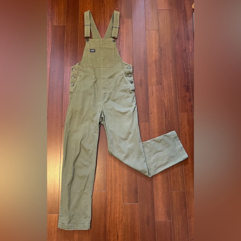 Wildfang Overalls Olive Green